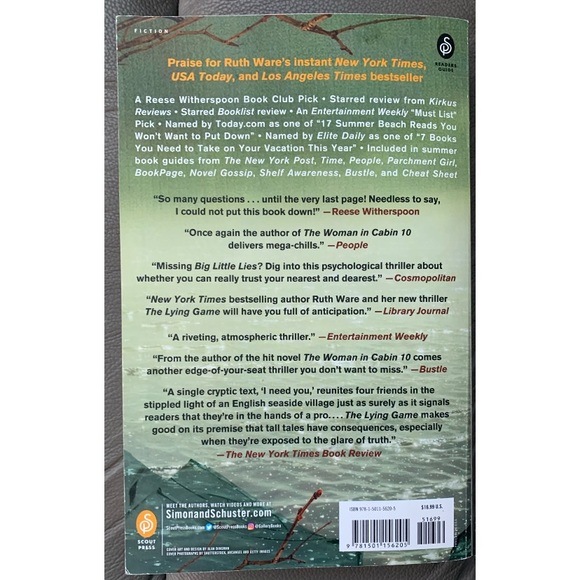 The Lying Game by Ruth Ware - Picture 2 of 3